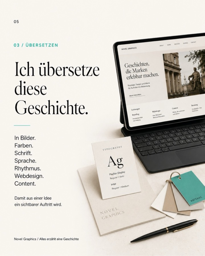 Zweites Print- und Kampagnenmotiv von Novel Graphics
