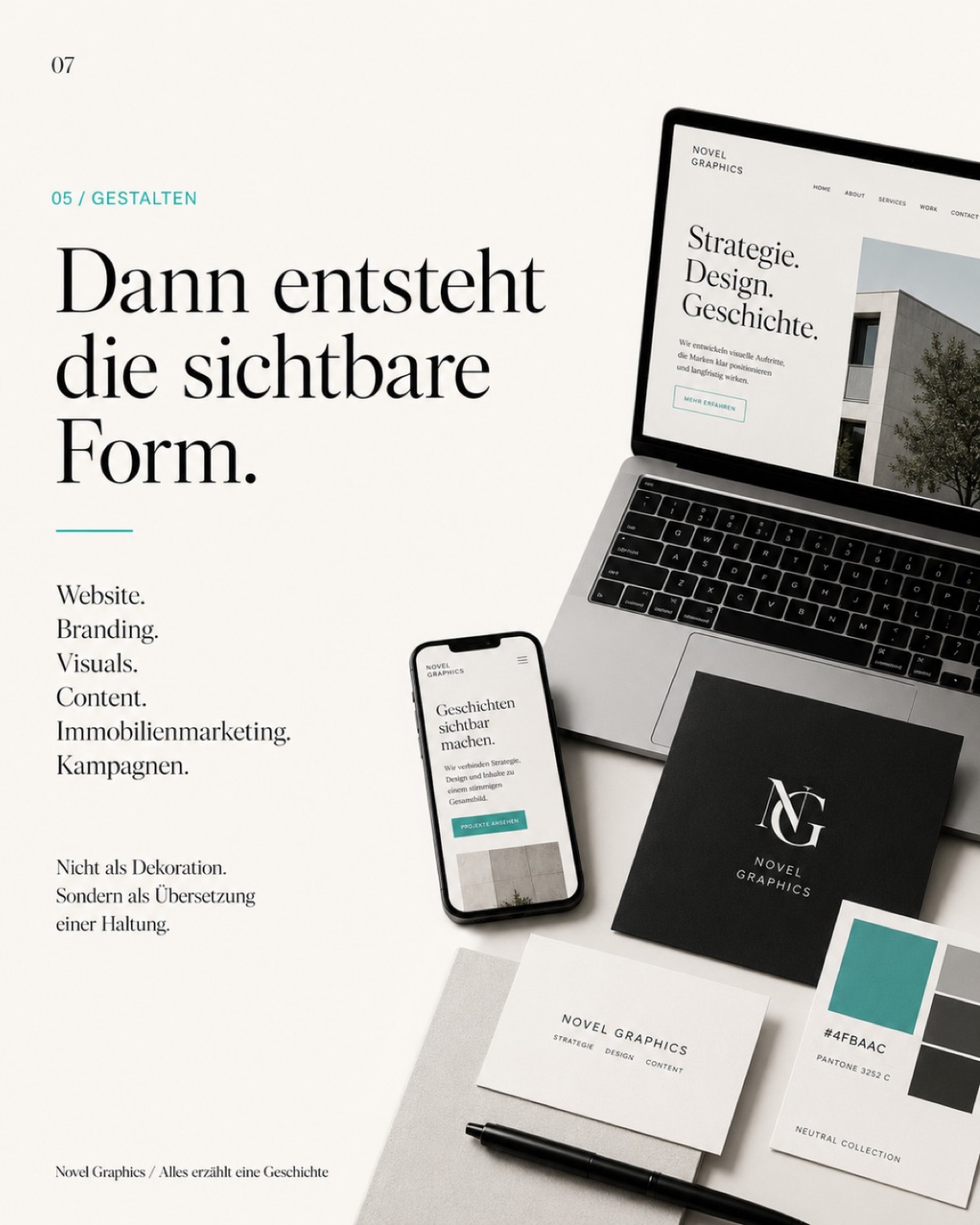 Abschlussmotiv der Novel-Graphics-Editorial-Serie
