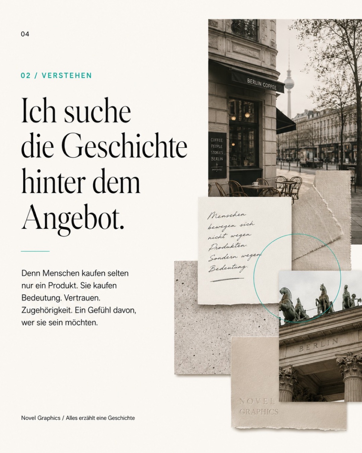 Editorial-Beitrag über die Geschichte hinter einem Angebot