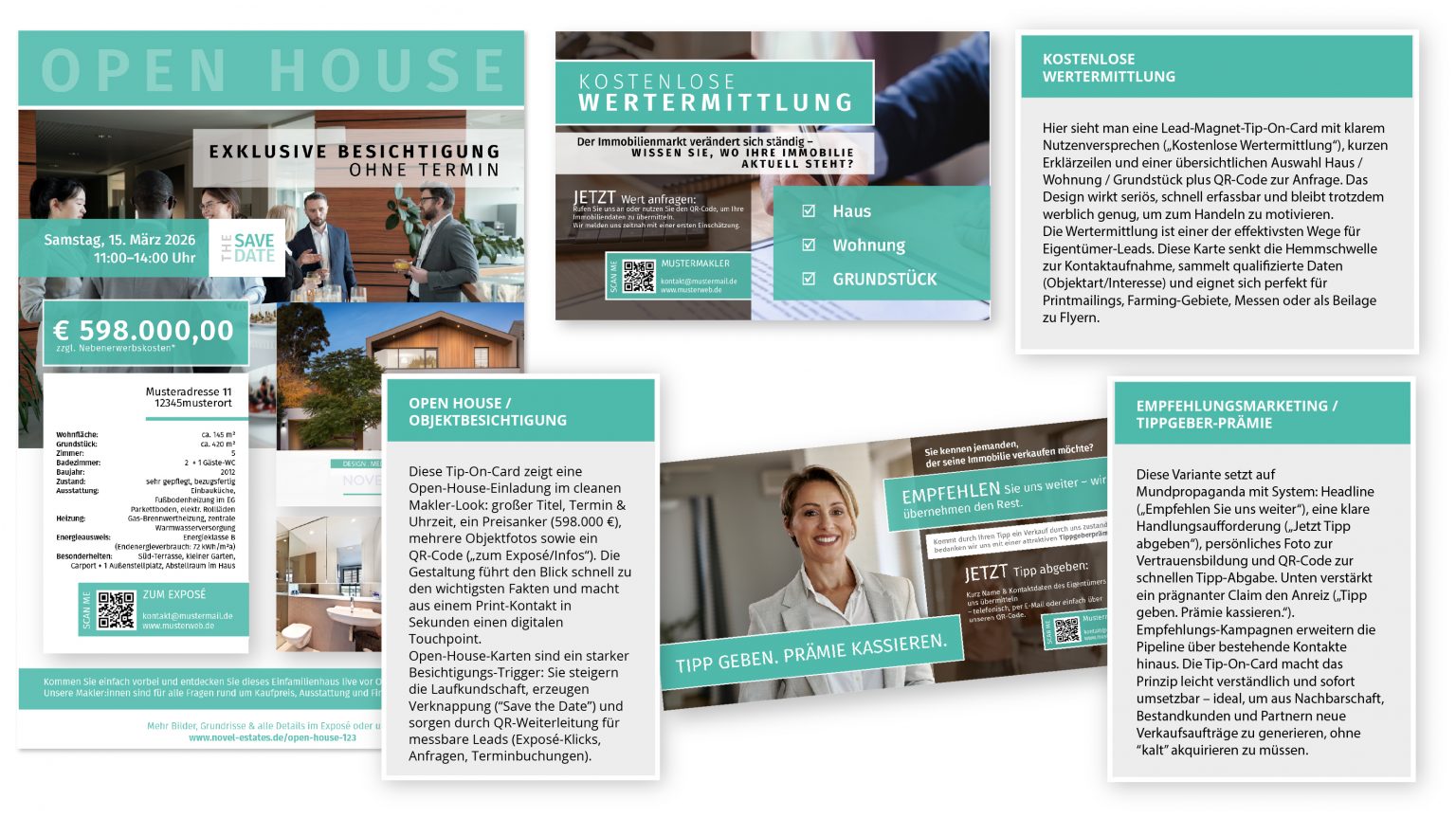 Exposés und Printprodukte für professionelles Immobilienmarketing